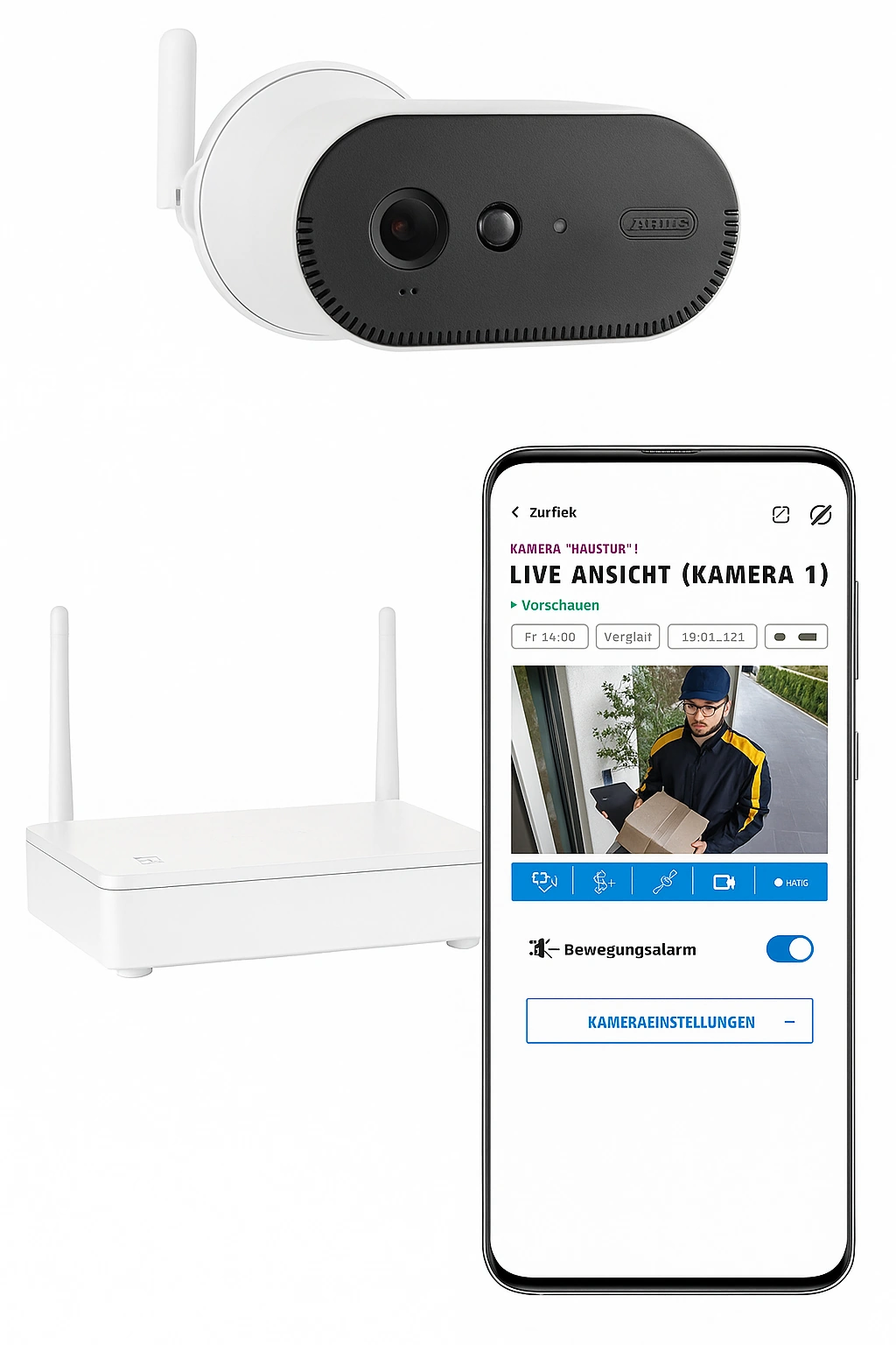 Produktbild von ABUS PPIC91000 Akku-Kamera