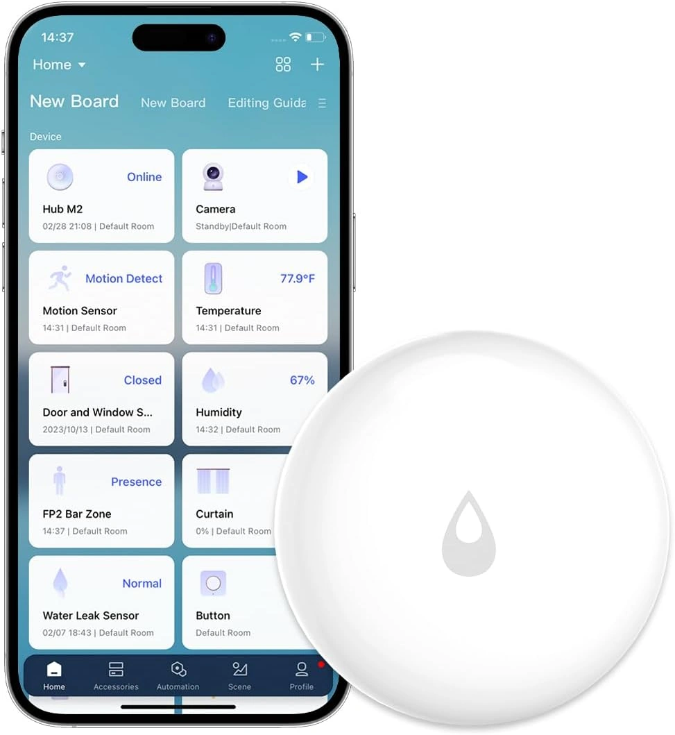 Aqara Water Leak Sensor erklärt – Wassermelder mit Zigbee und App-Warnung