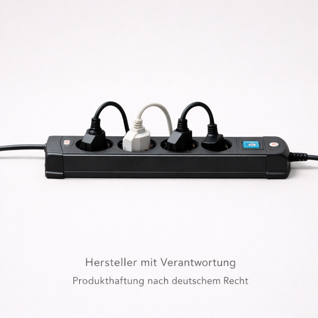 Brennenstuhl Premium-Line Steckdosenleiste 4-fach mit Schalter