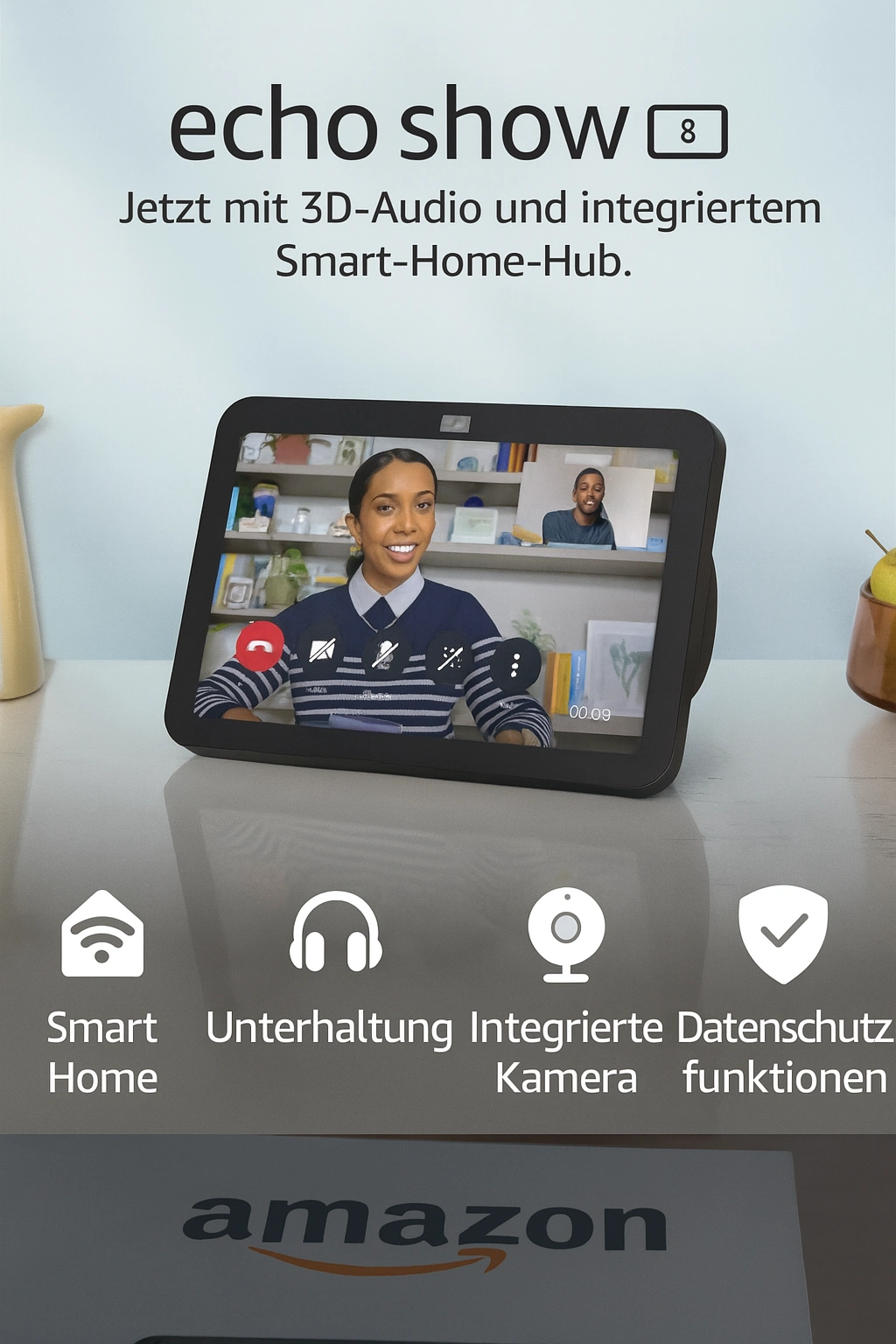 Produktbild von Echo Show 8 HD Smart Hub