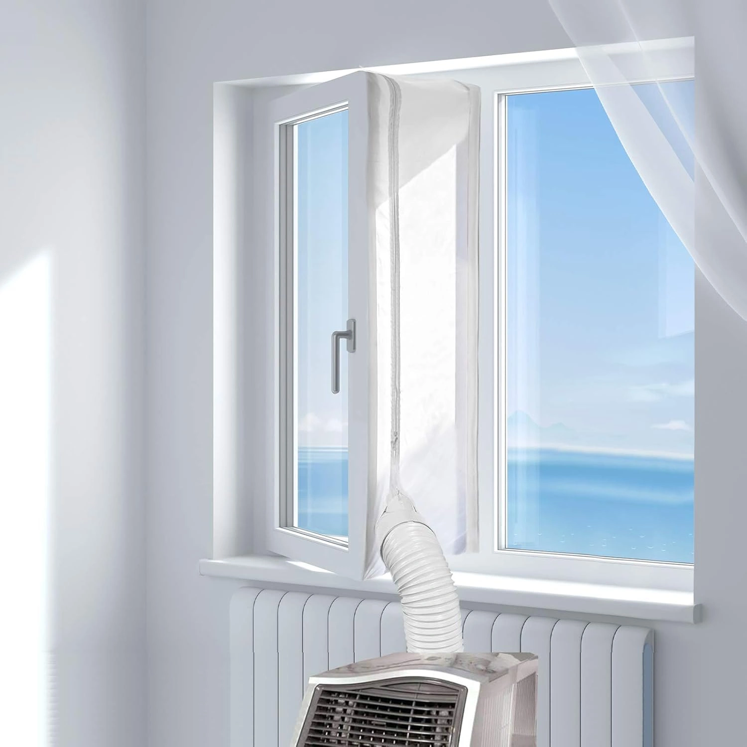 HOOMEE Fensterabdichtung Test – Mobile Klimaanlage ohne Kernbohrung?