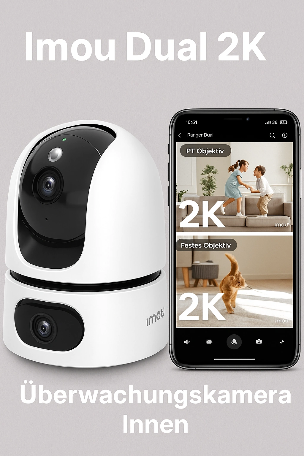Produktbild von Imou Dual 2K Innenkamera