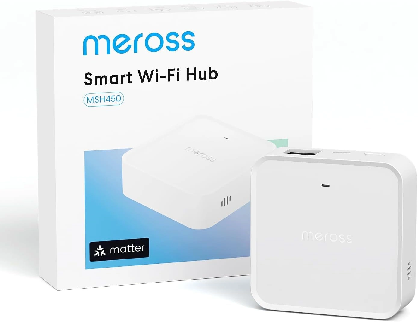 Meross Smart Hub MSH450 – Matter Hub mit 110 dB Alarm & Ethernet