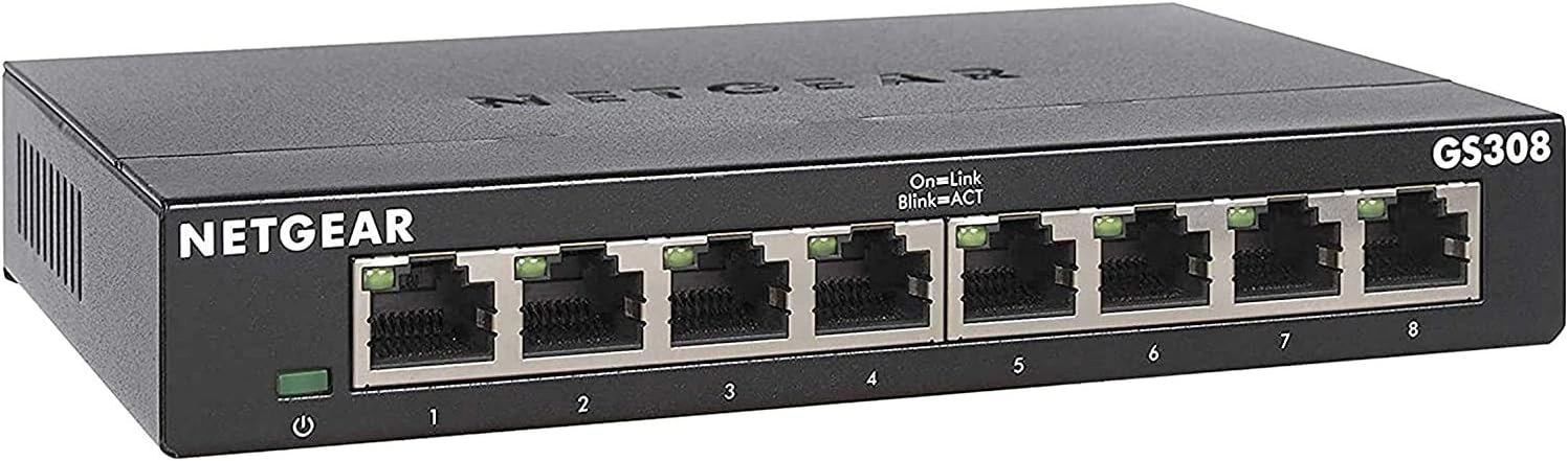 NETGEAR GS308 Test – 8-Port Gigabit LAN Switch
