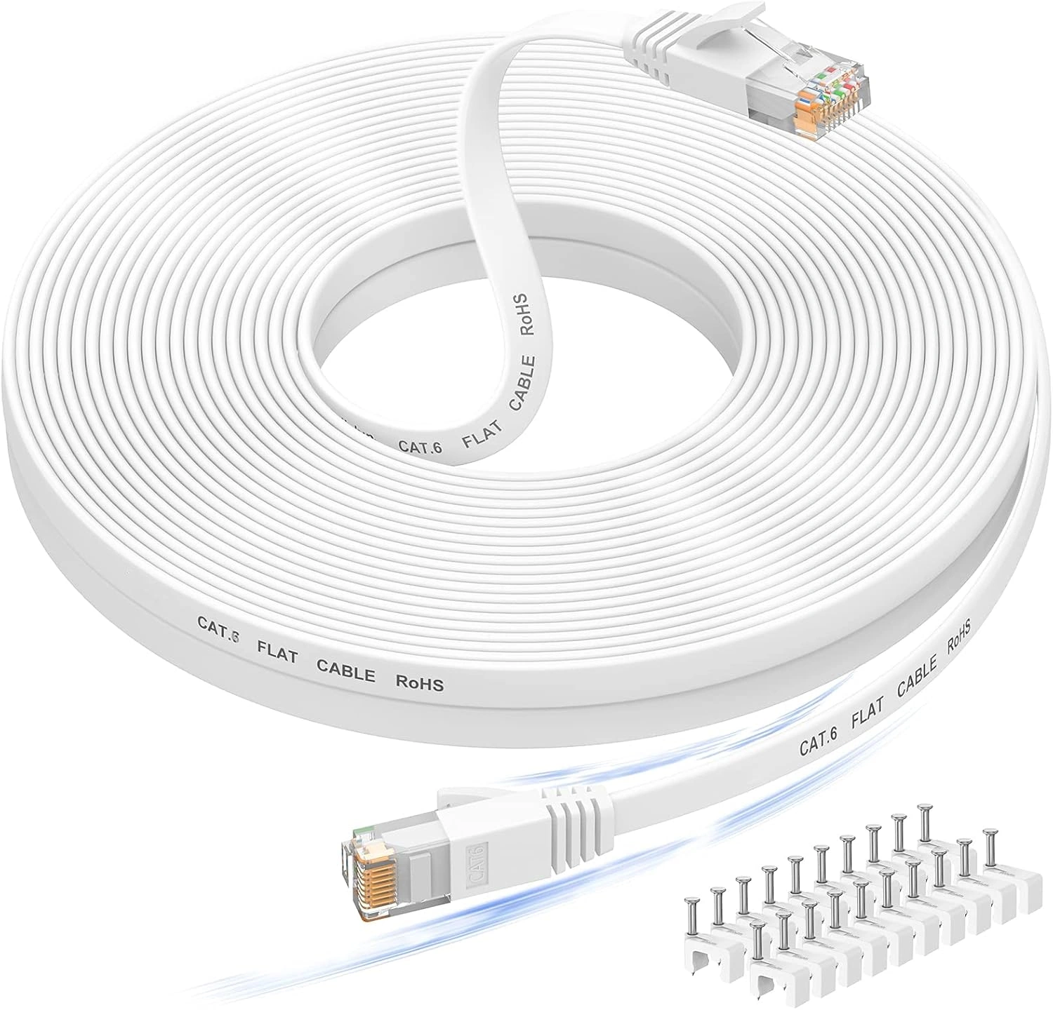 Nixsto CAT 6 LAN Kabel 20 m Test – Flaches Ethernet Kabel