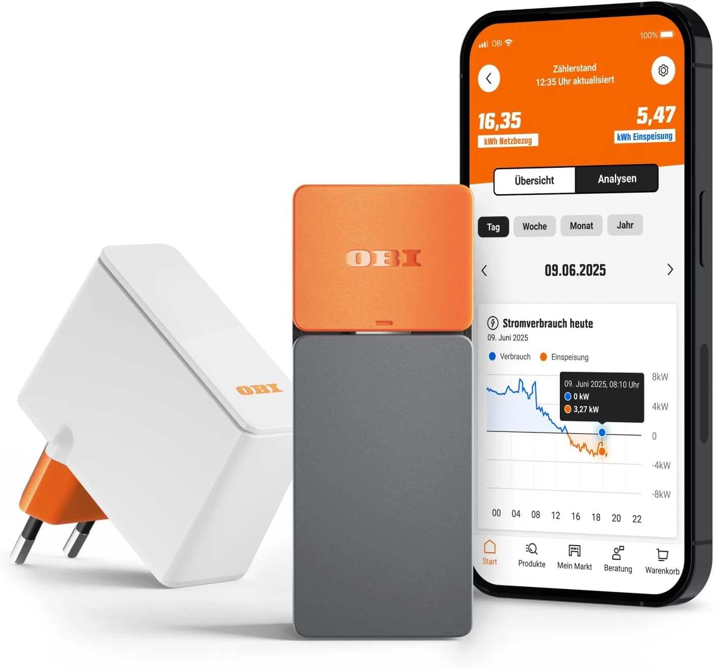 OBI ENERGY TRACKER Test – Stromzähler per App auslesen?