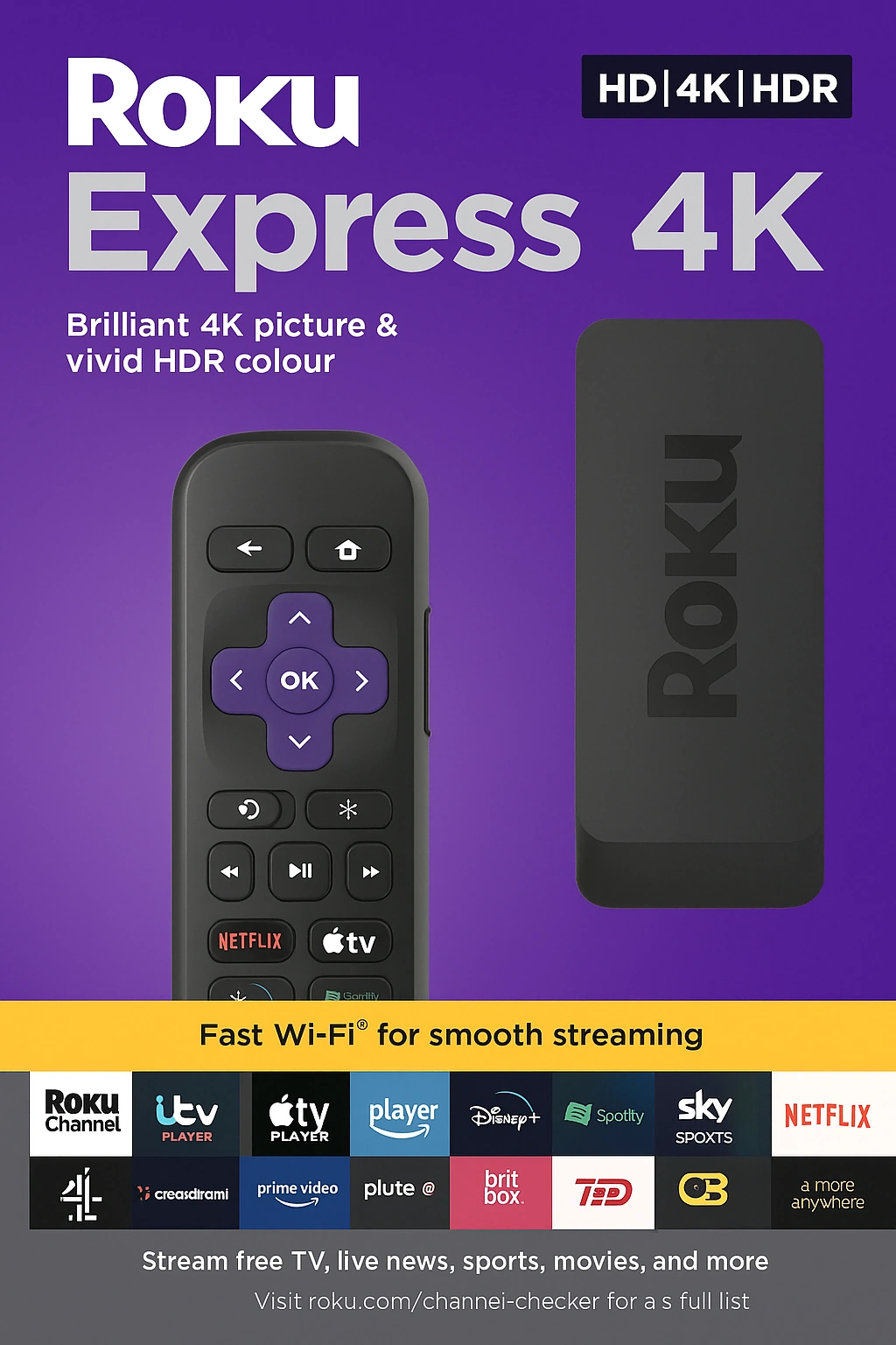 Produktbild von Roku Express 4K