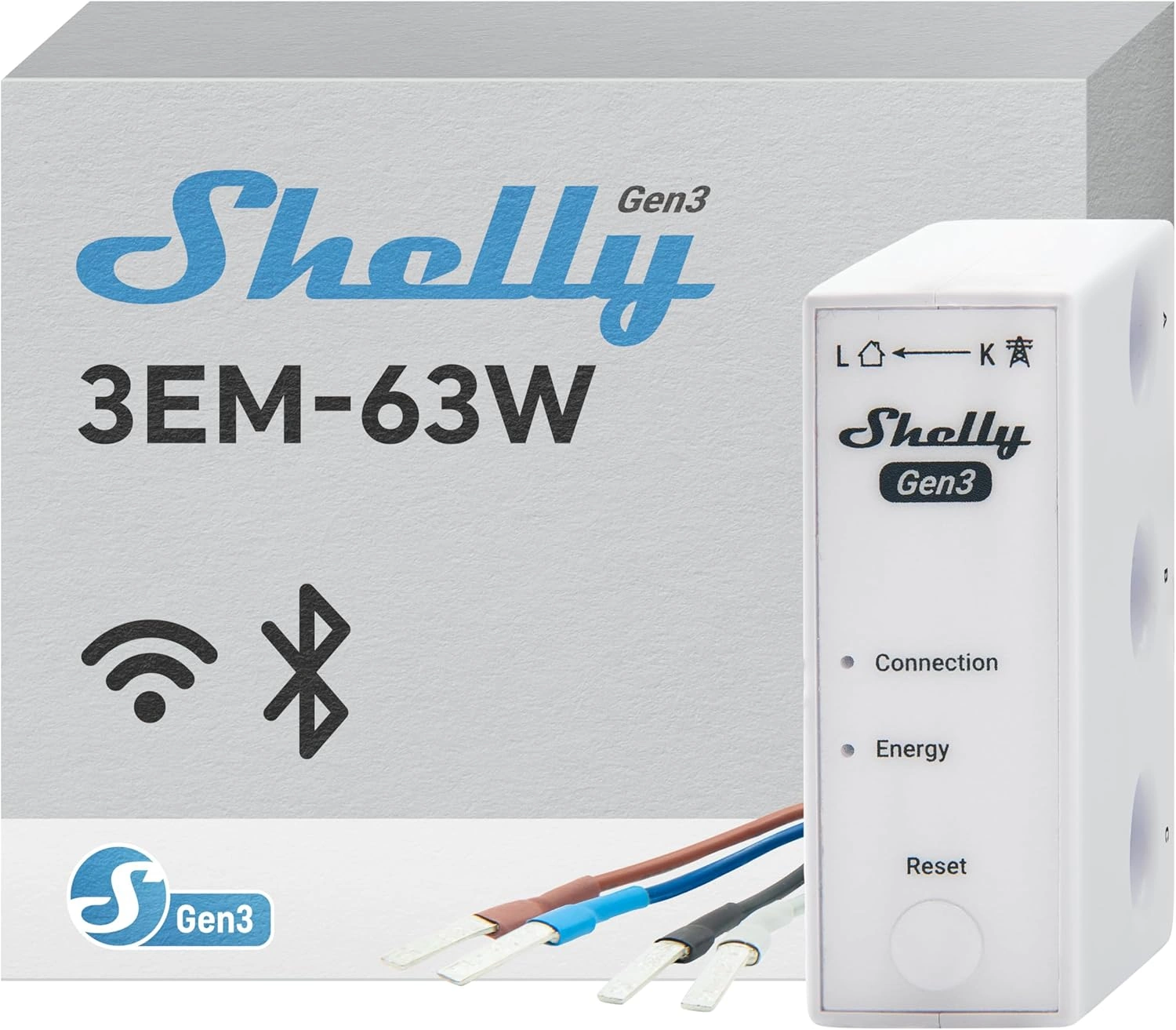 Shelly 3EM-63W Gen3 Test – Stromverbrauch LIVE messen mit WLAN & PV?