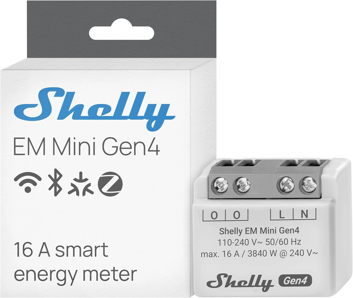 Shelly EM Mini Gen4 erklärt – kompakter Stromverbrauchsmesser mit Matter