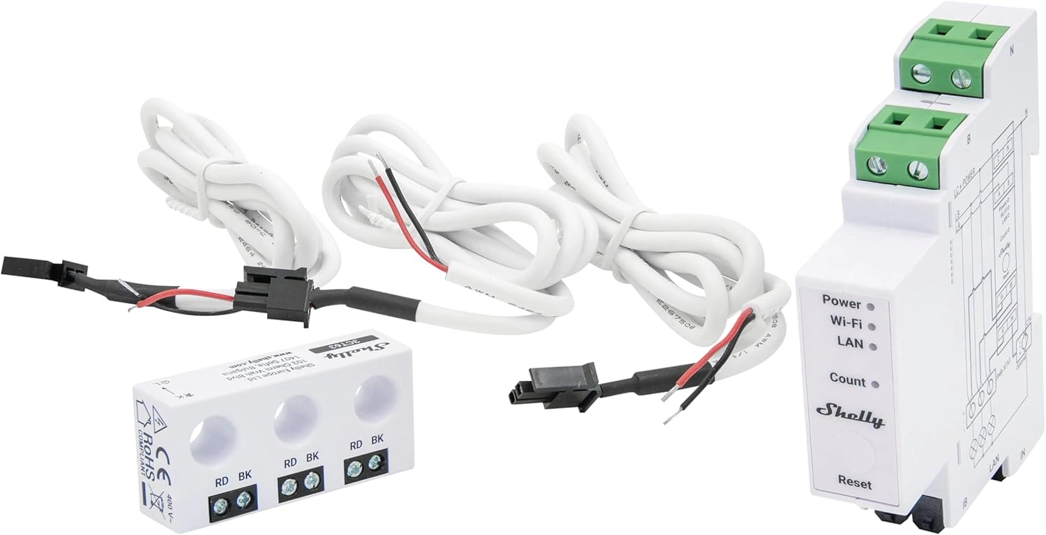 Shelly Pro 3EM-3CT63 – Stromverbrauch im Haus messen