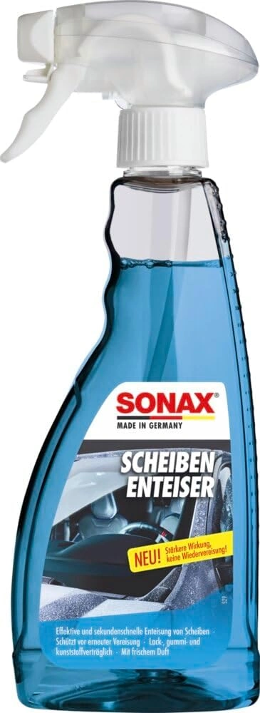 Autoscheibe vereist? SONAX ScheibenEnteiser 500 ml statt langem Eiskratzen