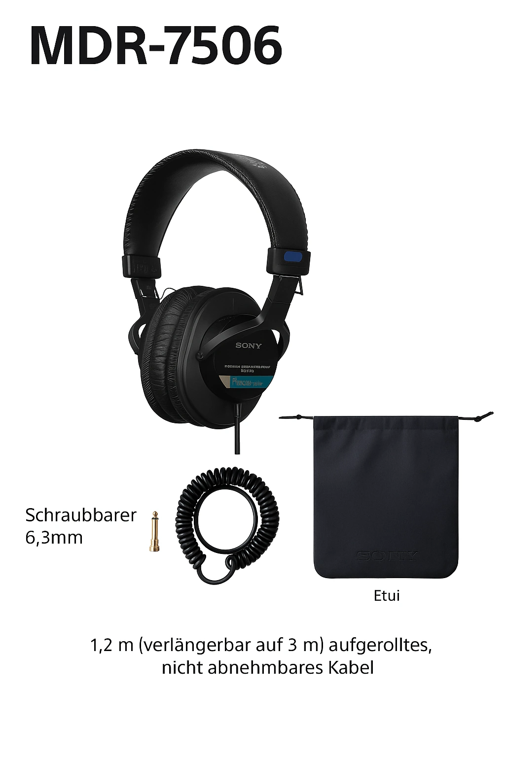 Produktbild von Sony MDR-7506 Kopfhörer