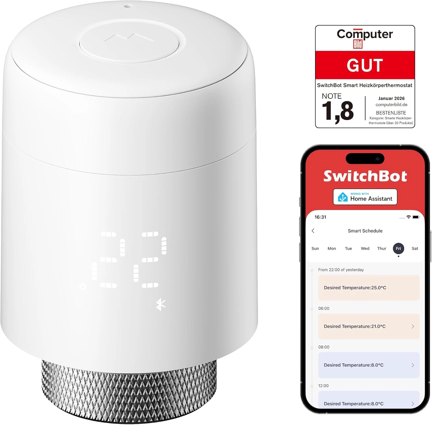 SwitchBot Smart Heizkörperthermostat erklärt – Heizung per App und Zeitplan steuern