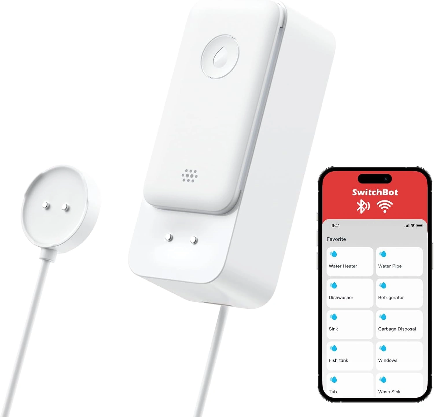 SwitchBot WLAN-Wassermelder erklärt – Wasserleck erkennen ohne Hub