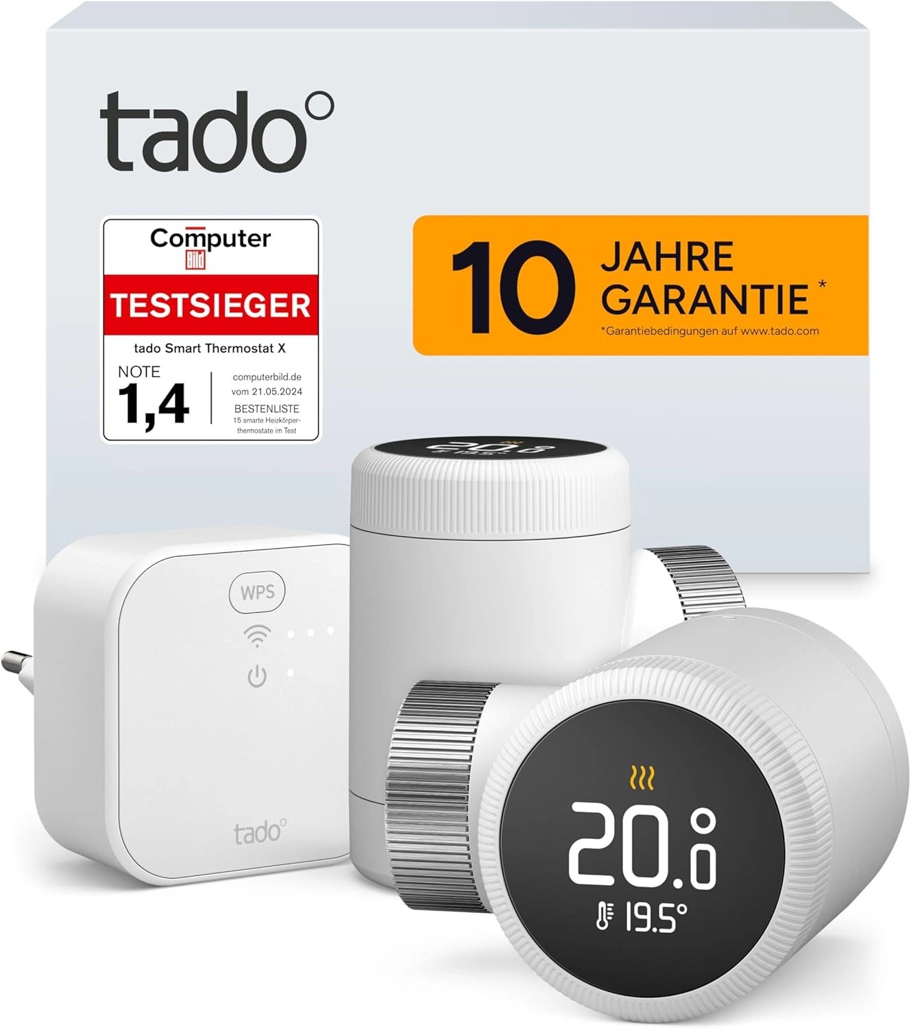 tado° Smartes Heizkörperthermostat X – Heizkosten sparen per App