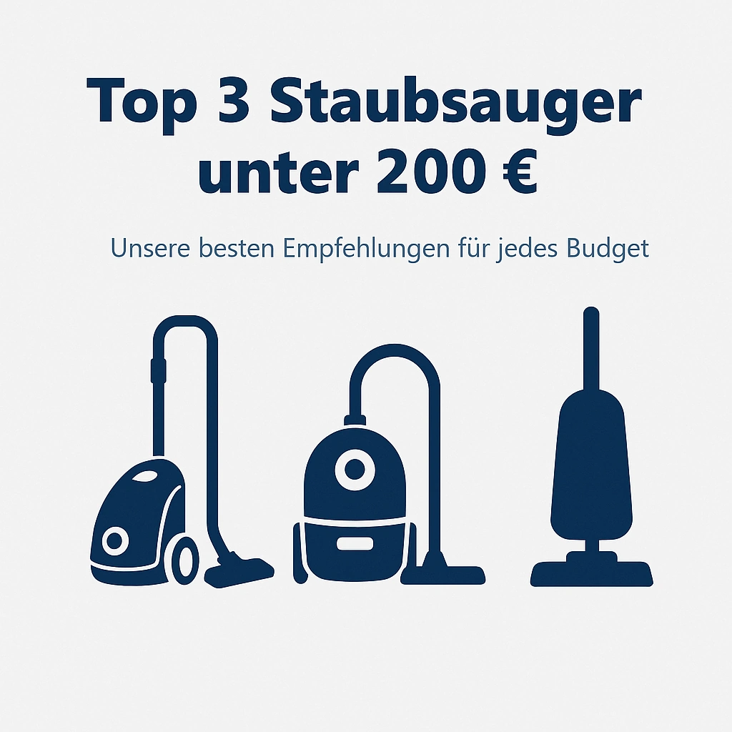 Produktbild von Top 3 Staubsauger unter 200 €