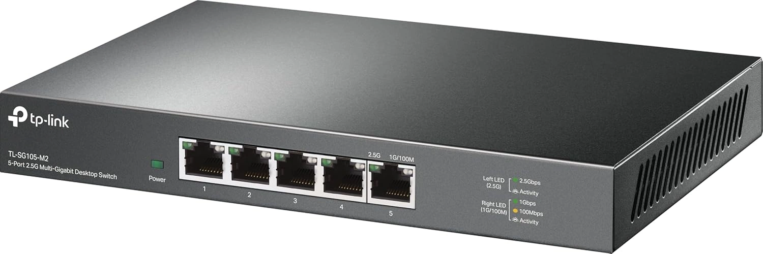 TP-Link TL-SG105-M2 Test – 5-Port 2,5-Gigabit Netzwerk-Switch
