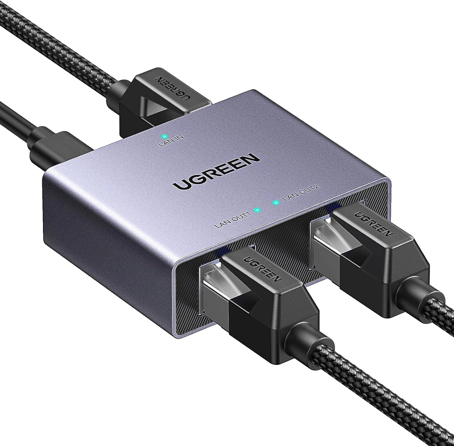 UGREEN LAN Splitter 1 auf 2 – zwei Geräte über einen LAN-Anschluss