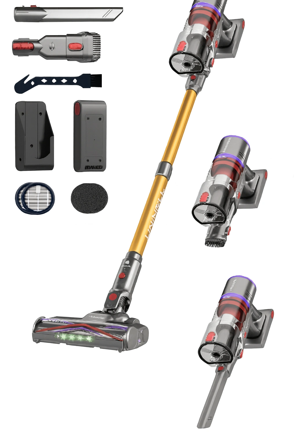 Produktbild von UNINELL Home UV5 – Kabelloser Akku-Staubsauger