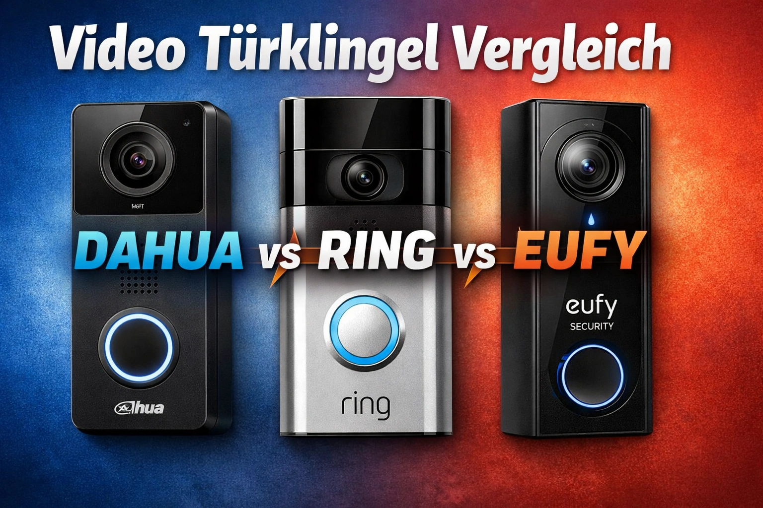 Video Türklingel Vergleich – Dahua vs Ring vs Eufy: Welche lohnt sich?